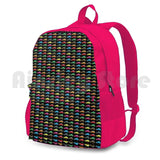 Citroen 2Cv Outdoor Hiking Backpack Vintage Cars