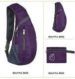 Unisex Sling Casual Patchwork Bag Crossbody Shoulder Chest Back Pack
