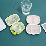 8 Grids Mini Organizer Container for Tablets Travel Pill Box