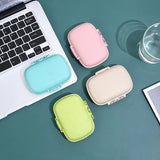 8 Grids Mini Organizer Container for Tablets Travel Pill Box