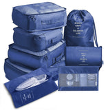 8-Piece Travel Storage Packing Cube Bag Organizer High Capacity Luggage 