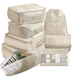 8-Piece Travel Storage Packing Cube Bag Organizer High Capacity Luggage