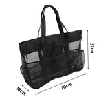 Large Beach Bag Mesh Durable Waterproof Tote Beach Towel Bag