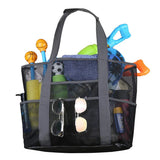 Large Beach Bag Mesh Durable Waterproof Tote Beach Towel Bag