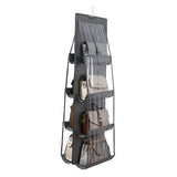 8 Pockets Hanging Handbag Organizer Storage Holder for Wardrobe Closets