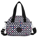 Nylon Flower Shoulder Bag - Small CrossBody Tote Bag - 8 Colors