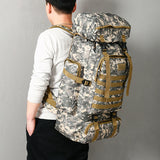 80L Military Backpack Large Capacity Travel Bag