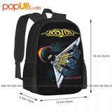 80s Boston Band 1987 US Tour Backpack Large Capacity Hot Foldable 3D Printing