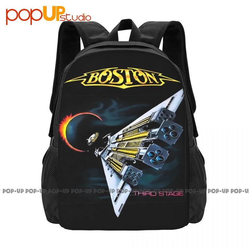 80s Boston Band 1987 US Tour Backpack Large Capacity Hot Foldable 3D Printing