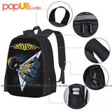 80s Boston Band 1987 US Tour Backpack Large Capacity Hot Foldable 3D Printing