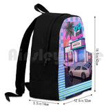 80s Cinema Hiking Backpack Waterproof Camping Travel