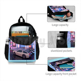 80s Cinema Hiking Backpack Waterproof Camping Travel