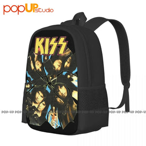 80S Kiss Tour Concert Kiss Backpack Large Capacity Bookbag