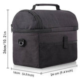8L Insulated Lunch Bag Coolbag Work Picnic Adult Kids Food Storage