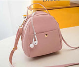 8PCS Small Women Backpack Mini Shoulder Bag Female Back Pack for Ladies Girls