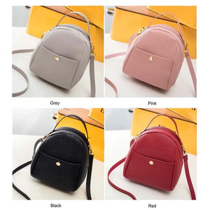 8PCS Small Women Backpack Mini Shoulder Bag Female Back Pack for Ladies Girls