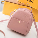 8PCS Small Women Backpack Mini Shoulder Bag Female Back Pack for Ladies Girls