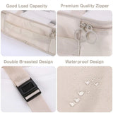 8Pcs Travel Clothes Classification Storage Bag Packing Cube Shoe Underwear Toile