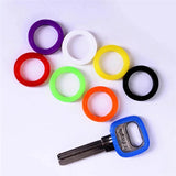 8pcs Silicone Key Cap Covers Bright Colors Organizer Wallets