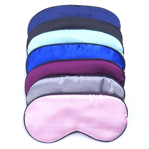 9 Colors Silk Sleep Eye Mask Travel Padded Shade Cover