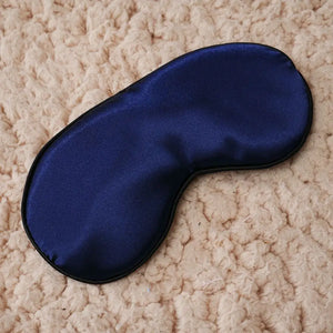 9 Colors Silk Sleep Eye Mask Travel Padded Shade Cover