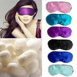 9 Colors Silk Sleep Eye Mask Travel Padded Shade Cover