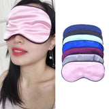 9 Colors Silk Sleep Eye Mask Travel Padded Shade Cover