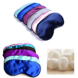 9 Colors Silk Sleep Eye Mask Travel Padded Shade Cover