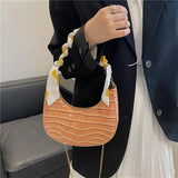 Stone Pattern Bags Chain Women Shoulder Bag