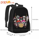 Hmong Girls Backpack Large Capacity Art Print 3D Riding Backpack