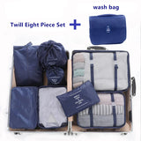 9Pcs Travel Storage Bags Clothes Underwear Shoes Pouch Luggage Organizer