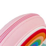 Kids Shoulder Bag Cross-Body Pack Round Adjustable Wide Strap Rainbow Donut