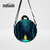 9-inch Cartoon School Bag for Girls - Cute Printing Daypack for Kids