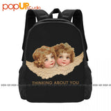 90'S Angel Kiss Graphic Backpack Large Capacity