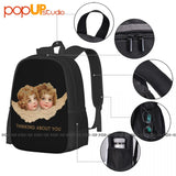 90'S Angel Kiss Graphic Backpack Large Capacity