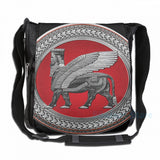 Assyrian Winged Bull & Lamassu USB Charge Backpack Men Women Travel