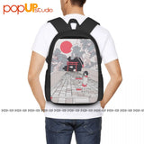 90S Anime Lofi Soft Grunge Manga Backpack Large Capacity