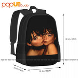 90S Bjork Twin Music Electronic Reprint Backpack Large Capacity Softback