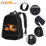 90S MJ Dangerous World Tour Backpack Large Capacity Schoolbag