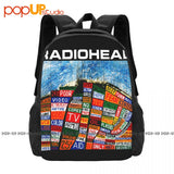 90S Radio Head Discography Backpack Large Capacity Art Print Sports Bag