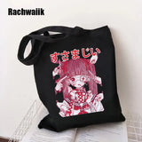 90s Goth Gothic Shopping Bag Graphic Tote Harajuku Shopper Bag