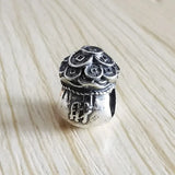 925 Silver Money Bag Fortune Beads for European Troll Bracelet