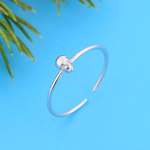 Adjustable Skull Chain Ring for Girls