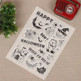 9 Mixed Theme Silicone Clear Stamps Christmas Skiing Halloween Animal Seal