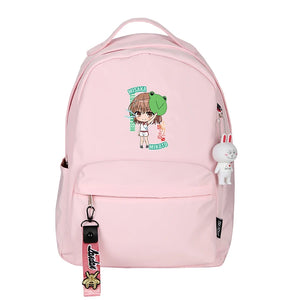 Railgun T Anime Backpack Pink Travel Bagpack