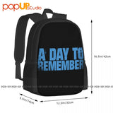 A To Remember Adtr Rock Band Backpack Large Capacity Gym Tote Bag