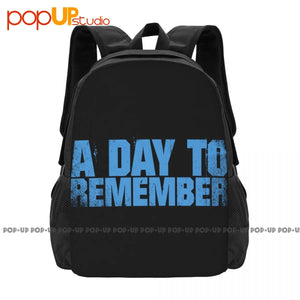 A To Remember Adtr Rock Band Backpack Large Capacity Gym Tote Bag