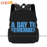 A To Remember Adtr Rock Band Backpack Large Capacity Gym Tote Bag