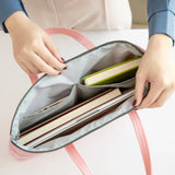 Waterproof A4 Document Bag Laptop Briefcases for Office Travel