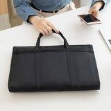 Waterproof A4 Document Bag Laptop Briefcases for Office Travel